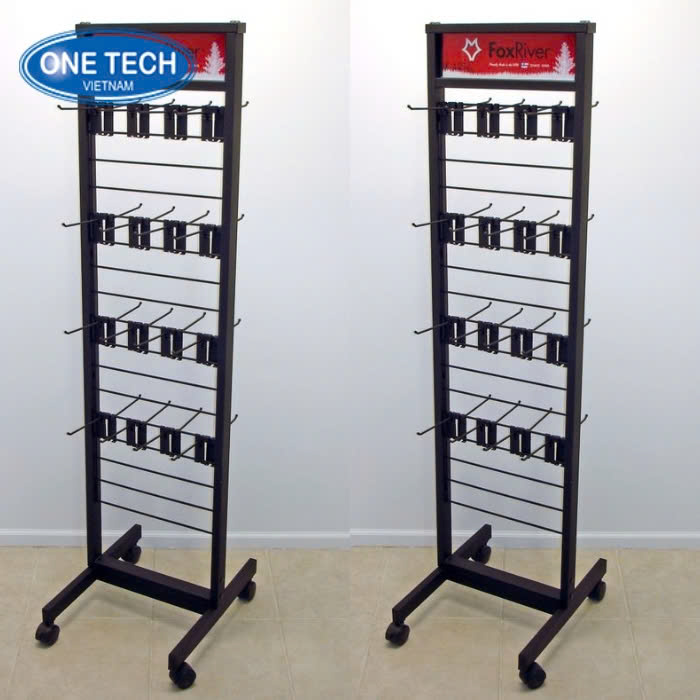 Kệ quảng cáo có móc treo 