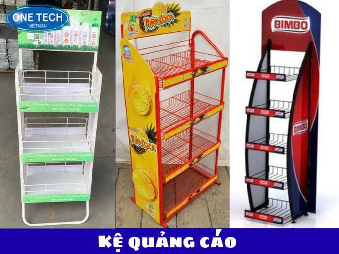 Đặc điểm của kệ quảng cáo tại One Tech 