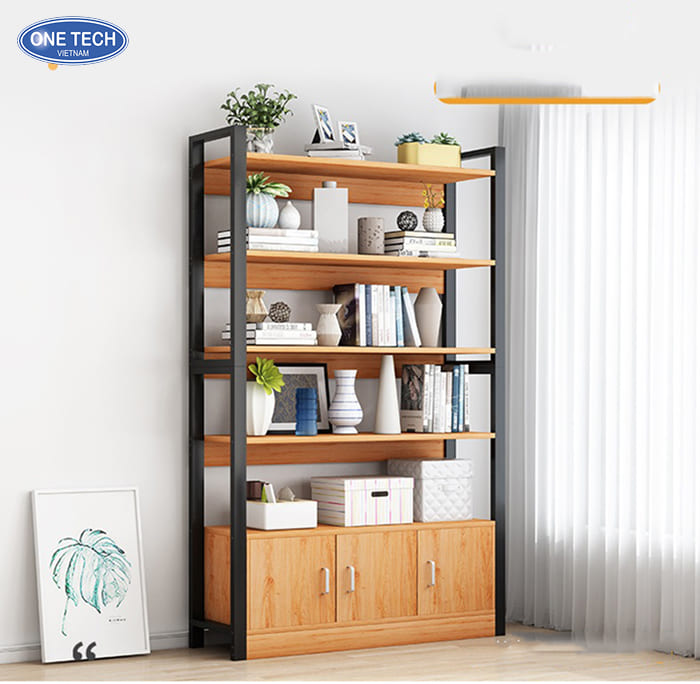 Ưu điểm và lưu ý khi sử dụng kệ kèm tủ khung sắt mâm gỗ