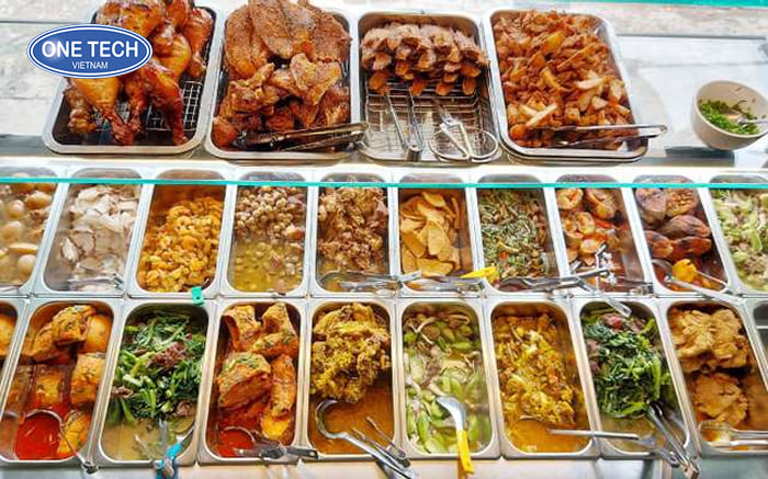 Buôn bán hàng ăn sáng hoặc cơm bình dân