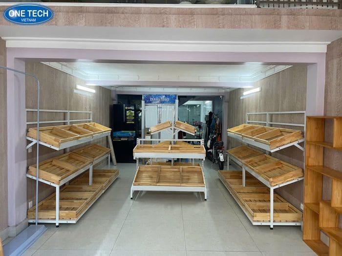 Đặc điểm kệ trưng bày trái cây thanh lý