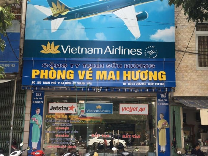 Đại lý vé máy bay, tàu xe