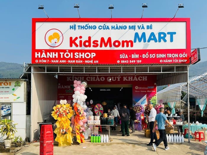 Giới thiệu về hệ thống cửa hàng mẹ và bé Kidsmom