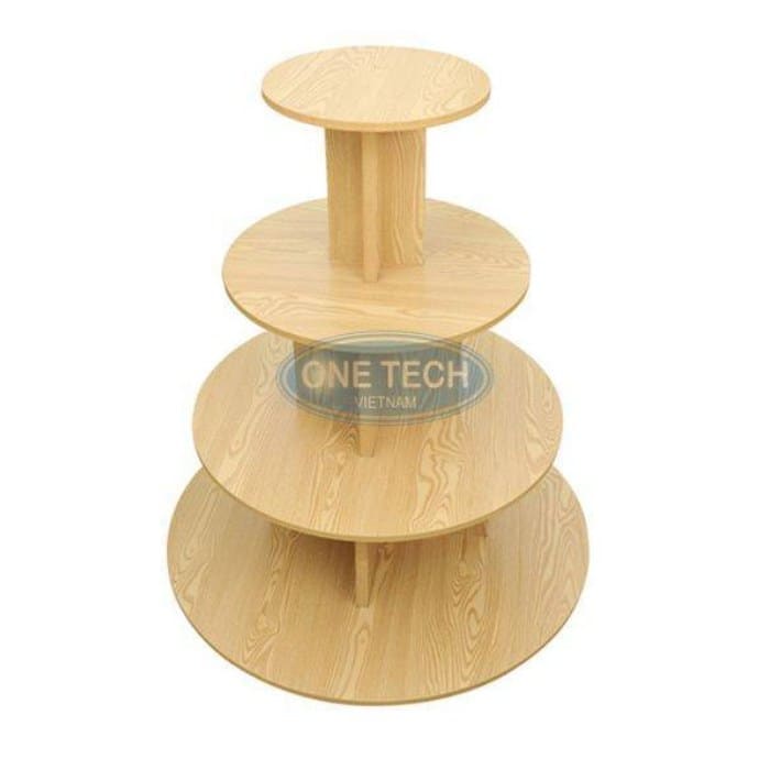 Kệ tròn sử dụng quảng cáo sản phẩm mới trong cửa hàng mỹ phẩm
