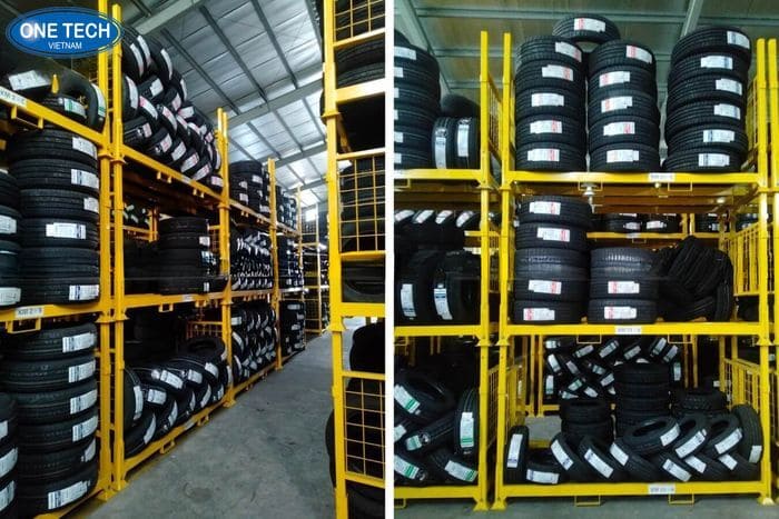 Kệ xếp chồng trưng bày ngoài trời