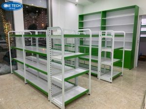 Lợi ích khi sử dụng kệ siêu thị màu xanh