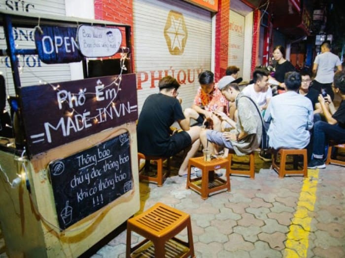 Quán nước lề đường, cafe mini