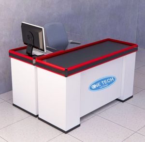 Bàn thu ngân siêu thị dài 1m5 