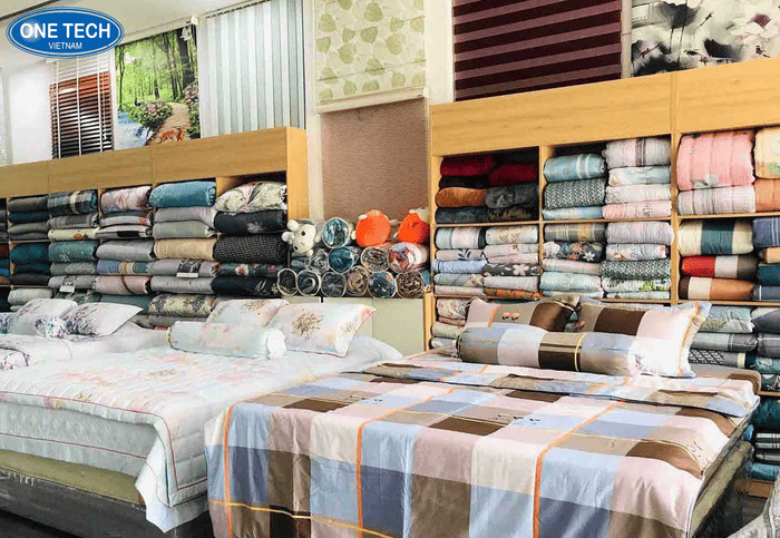 Kệ để chăn ga bằng gỗ