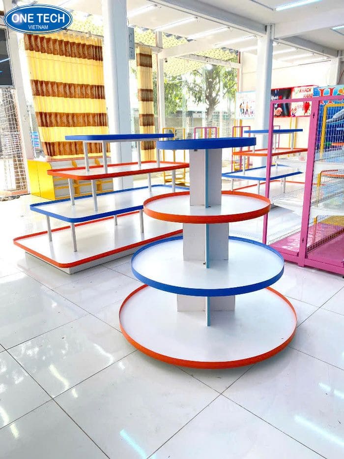 Kệ tròn có bánh xe