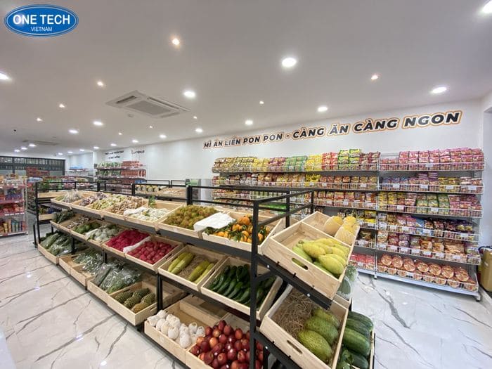 Thanh lý kệ trưng bày trái cây