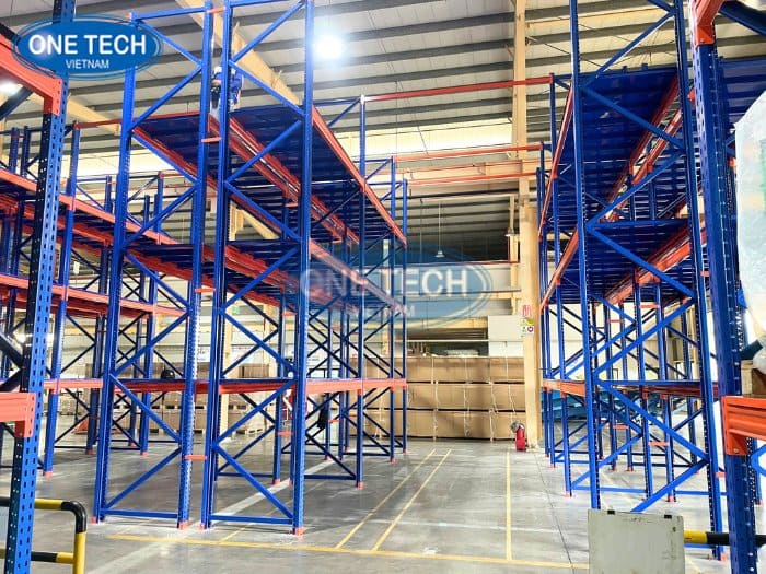 Dự án kệ kho hạng nặng cho công ty Kim Sen tại khu công nghiệp Yên Phong