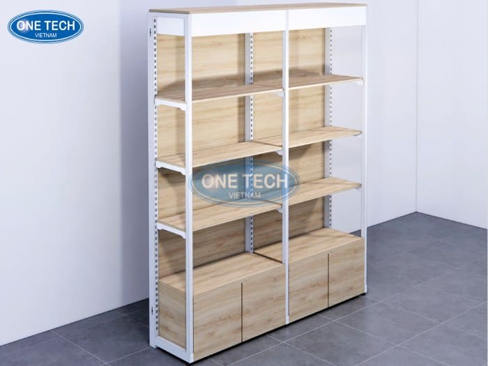 Kệ kèm tủ để cặp sách, balo cho học sinh