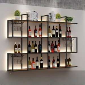 Lợi ích khi sử dụng kệ trưng bày rượu treo tường