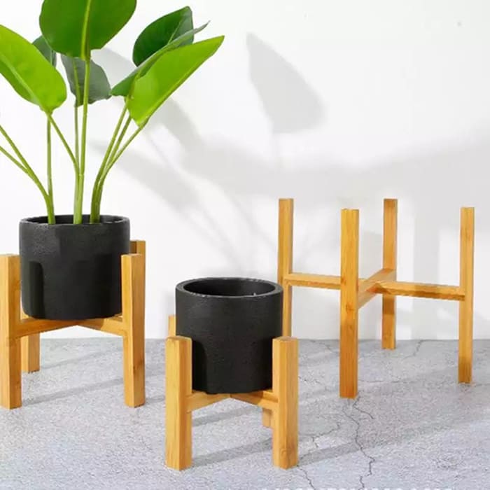 Mẫu kệ đôn gỗ đỡ chậu cây giá rẻ