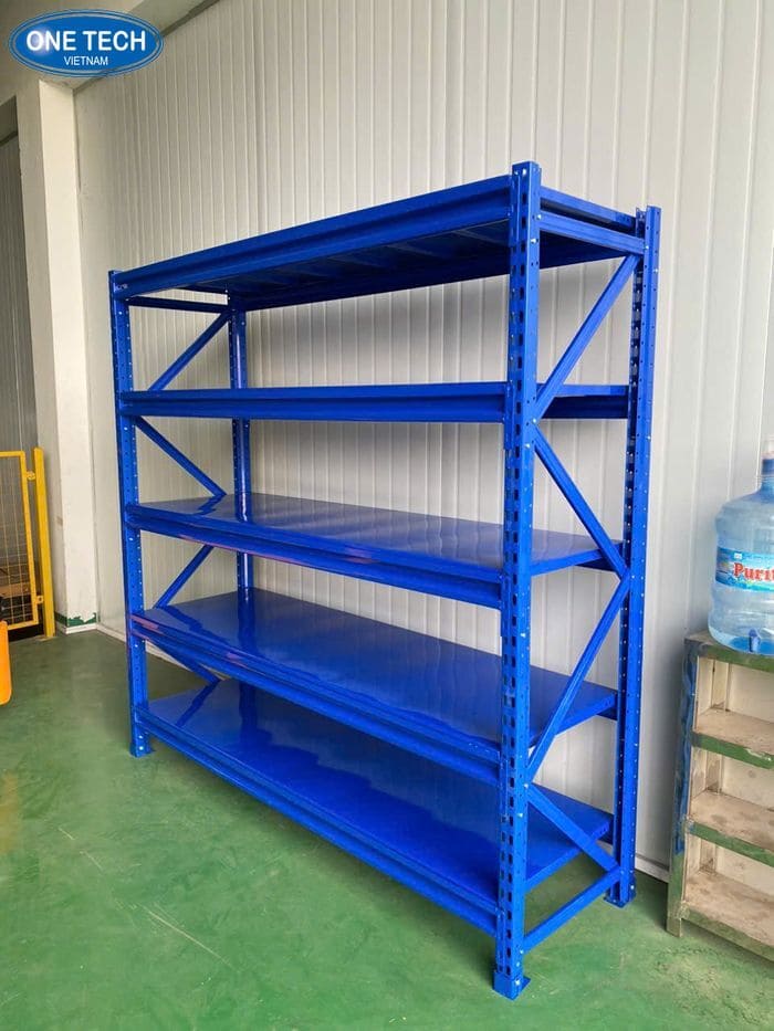 Phân loại kệ trung tải độc lập theo tải trọng mỗi tầng