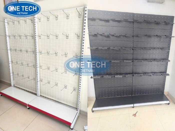 Kệ có móc treo tiện lợi