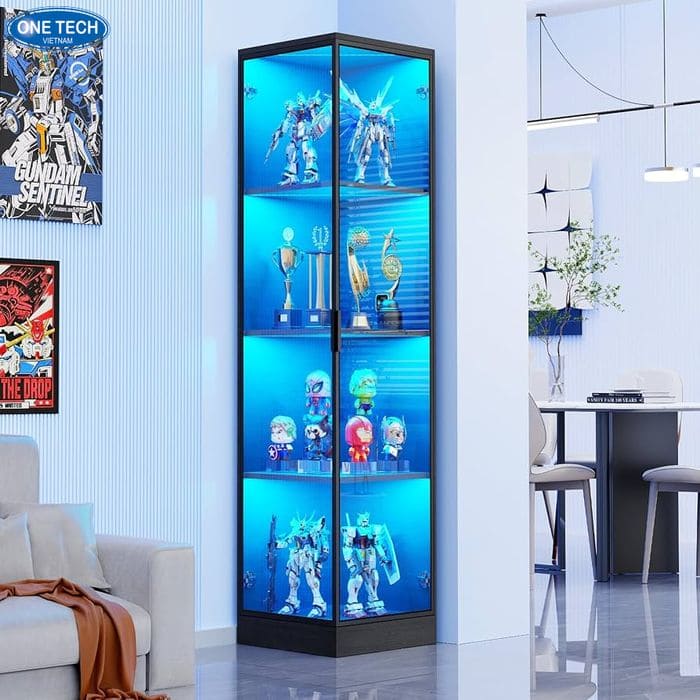 Mẫu tủ kệ trưng bày Gundam 03