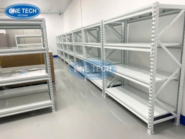 Đơn vị sản xuất kệ trung tải trắng chất lượng