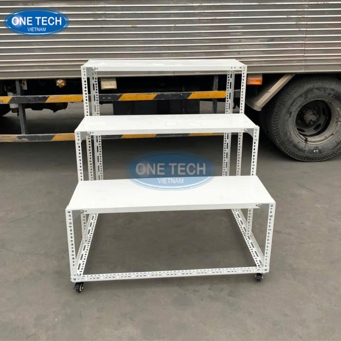 Kệ bậc thang tích hợp bánh xe
