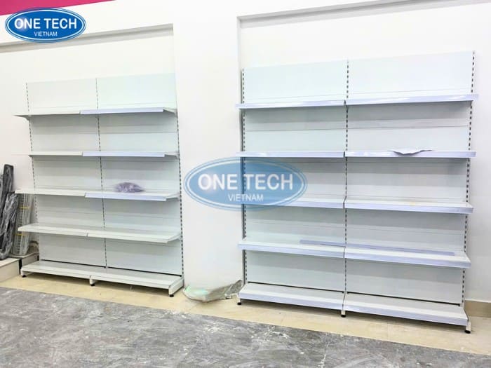 Kệ đơn siêu thị bằng sắt