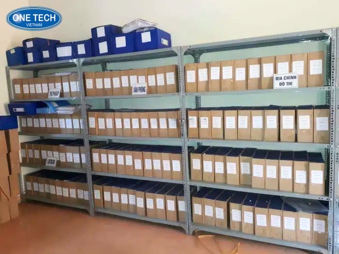 Kệ sách sắt V lỗ giá rẻ