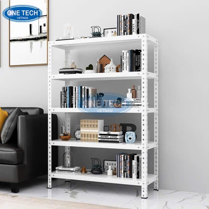 Kệ sắt chân V lỗ 5 tầng
