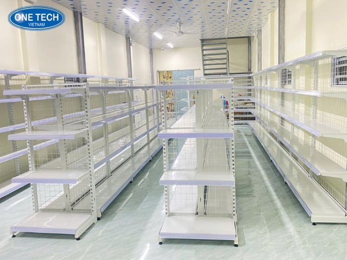 One Tech Group - Sản xuất kệ bày hàng tạp hóa uy tín