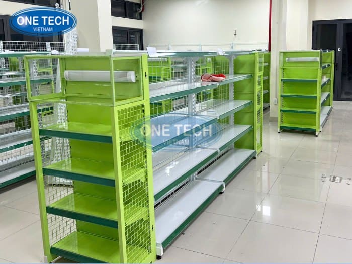 Kệ đôi giữa nhà tiết kiệm không gian