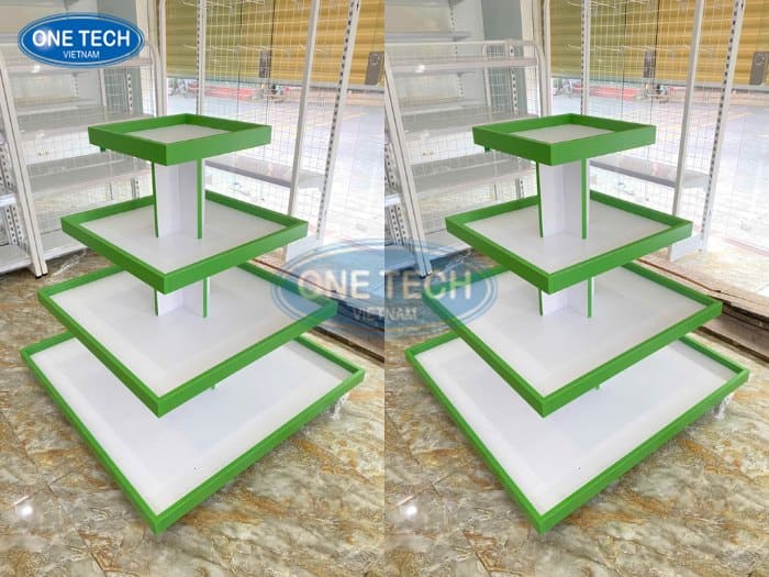 Kệ hình vuông, chất liệu gỗ MDF đẹp