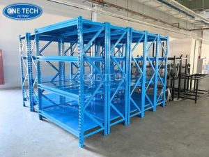 Kệ màu xanh bắt mắt