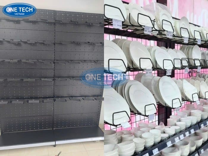 Kệ móc treo siêu thị