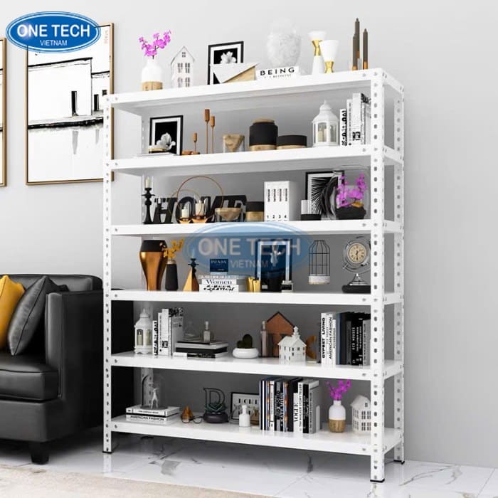 Kệ 6 tầng V lỗ bằng sắt