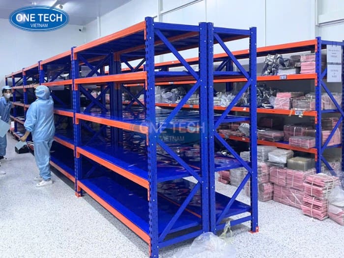 Kích thước chiều rộng (sâu) kệ trung tải