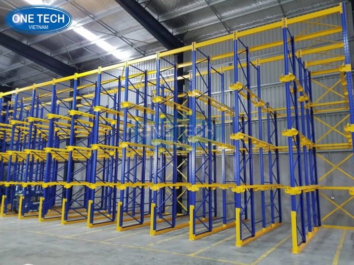 Kệ Drive In Đà Nẵng tiết kiệm diện tích kho 80%