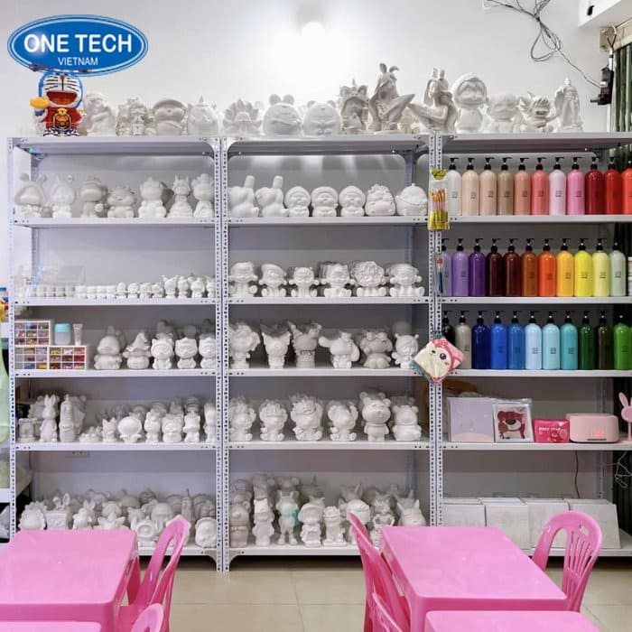 Kệ V lỗ để tượng bền đẹp, gọn nhẹ
