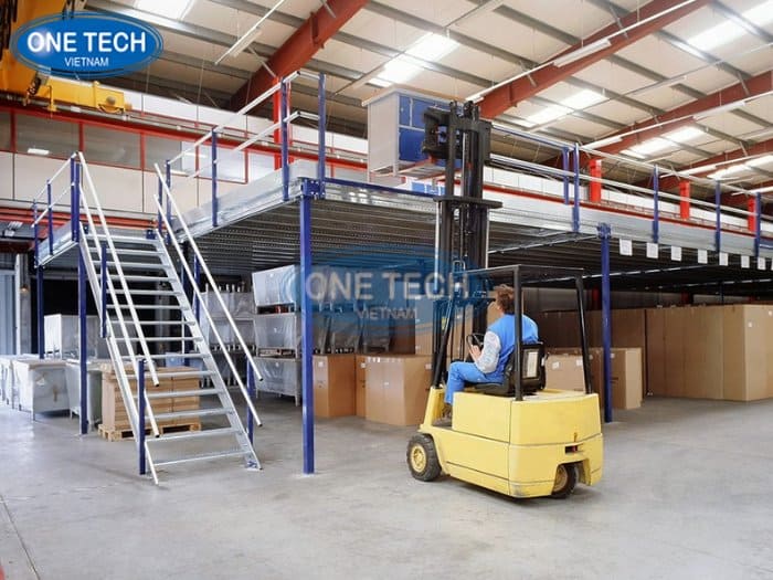 Kệ sàn Mezzanine thiết kế thông minh 