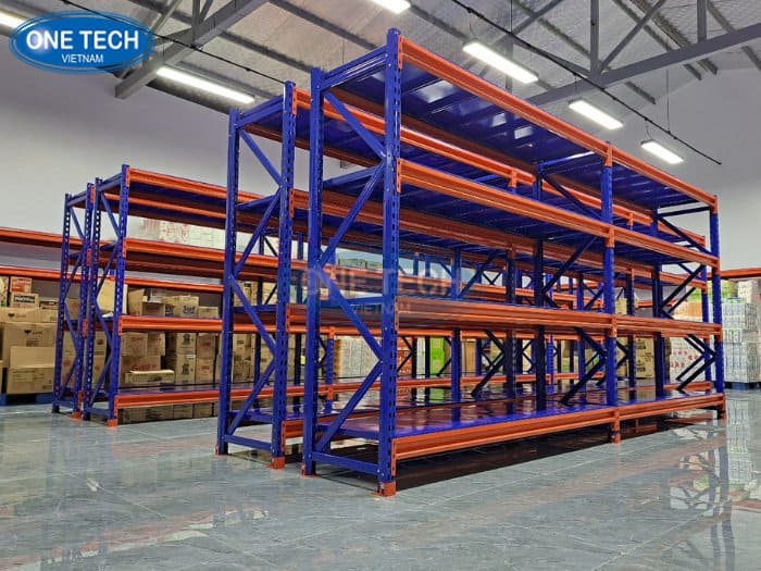 Kệ trung tải nối tiếp cho kho 50 - 150m2 