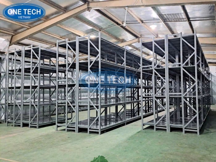 Kệ trung tải trên 500kg/tầng bền bỉ cho kho vừa