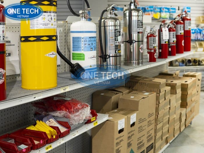Đơn vị sản xuất kệ đựng bình PCCC chất bền, đẹp