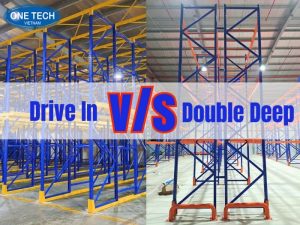So sánh kệ Drive In và Double Deep