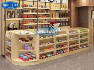 Đơn vị sản xuất mẫu quầy thu ngân chất lượng cao