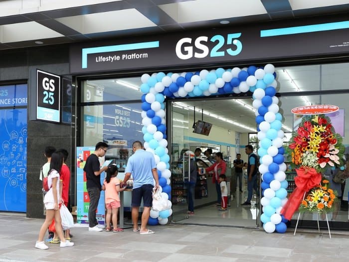 Siêu thị Hàn Quốc GS25 mở cửa 24/24 Hà Nội