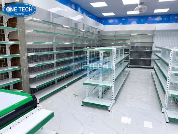 Lắp đặt kệ cho hệ thống sữa 3 tốt 07