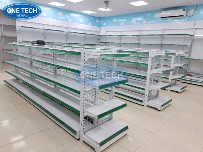 Lắp đặt kệ cho hệ thống sữa 3 tốt 09