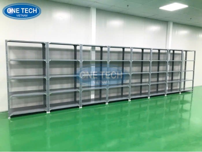 Kệ v lỗ tháo lắp và di chuyển dễ dàng