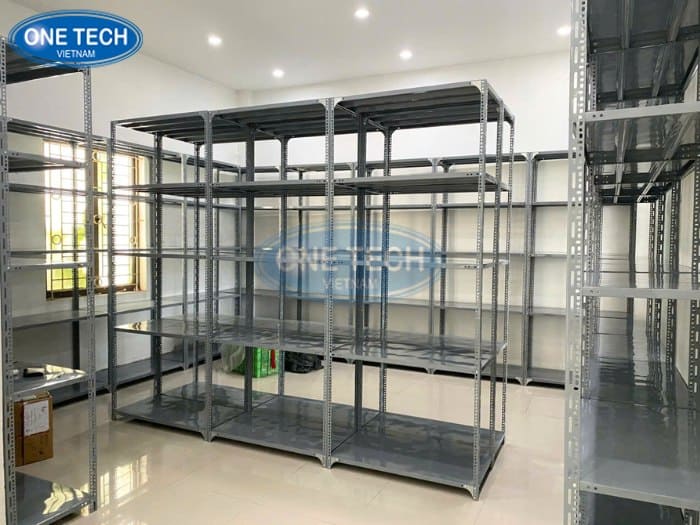 Kệ sắt V lỗ đa năng