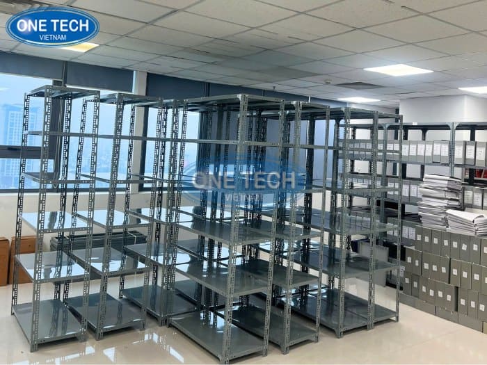 Kệ v lỗ màu xám phổ biến