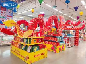Kệ vuông 3 tầng để bánh trung thu