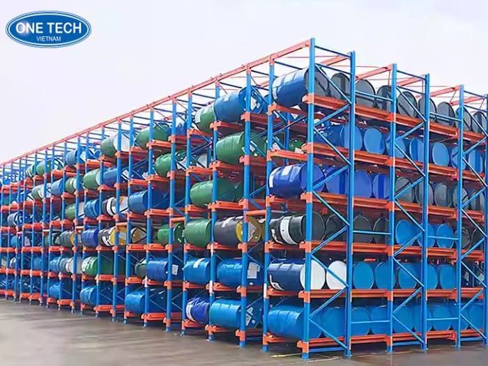Kệ Drive In tối ưu diện tích kho chứa